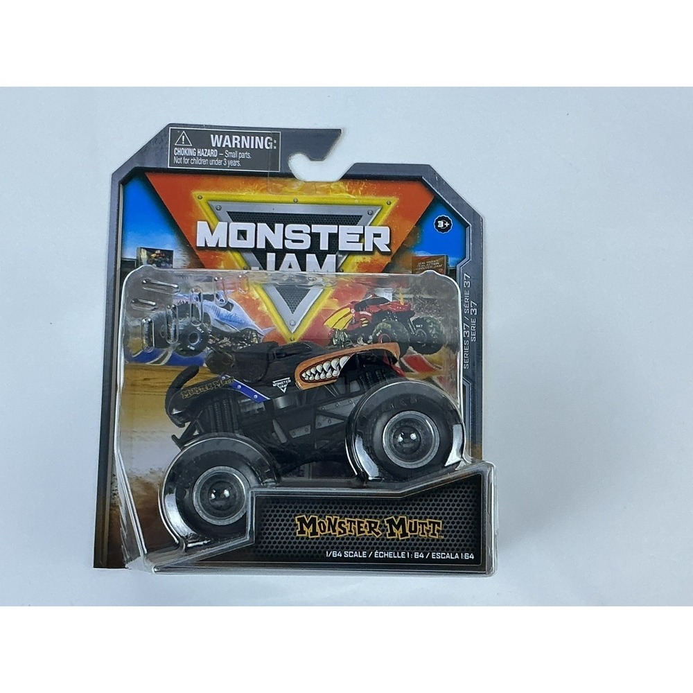 Monster Jam Spin Master 2023 Monster Mutt Retro Rebels Series 37 Black 1:64 NIP